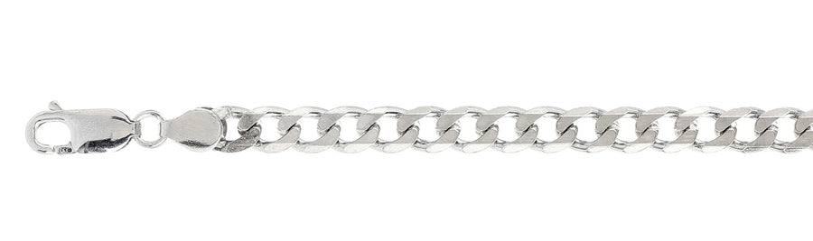 925 Sterling Silver Curb Chain Necklace – 5.5mm