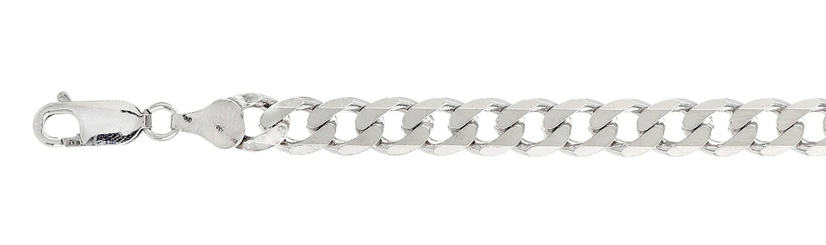 925 Sterling Silver Curb Chain Necklace – 6.5mm