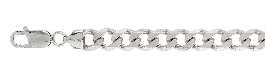 925 Sterling Silver Curb Chain Necklace – 9mm