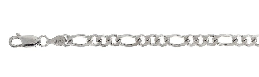 925 Sterling Silver Figaro Chain Necklace – 5.5mm