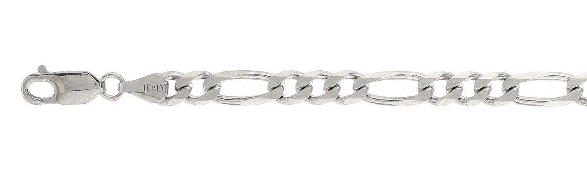 925 Sterling Silver Figaro Chain Necklace – 6.6mm