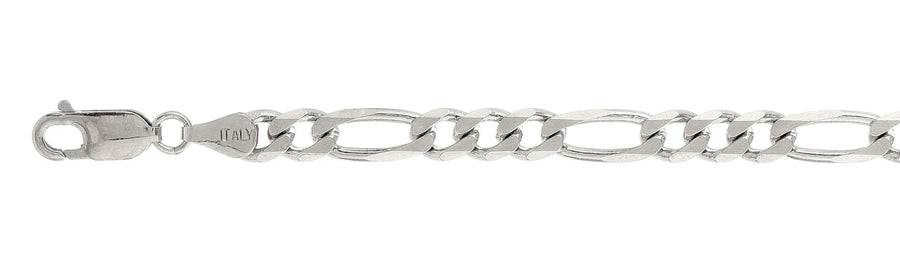 925 Sterling Silver Figaro Chain Necklace – 6.6mm